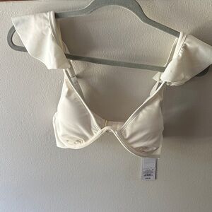 Shade & Shore Cream Bikini Top